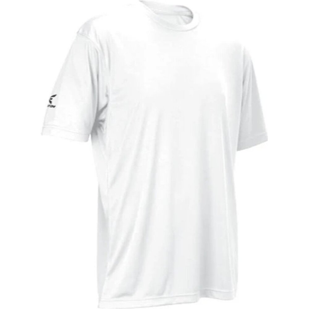 Easton Training Jersey Mens Medium White Short Sleeve Bio-Dri Athletic Shirt Tee